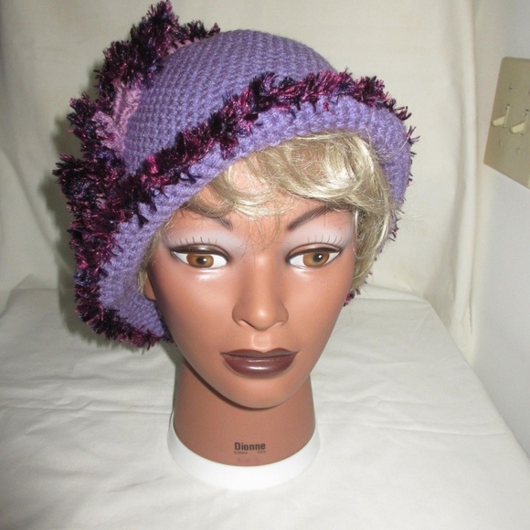 Hats 20"-22" Crochet New Handmade WOMEN`S girls hat - Picture 2 of 6
